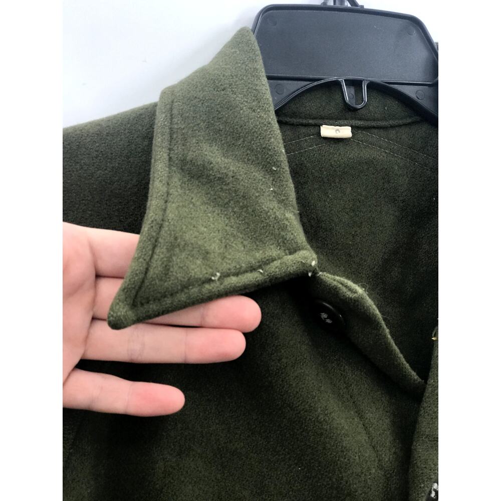 Genuine Usa Army Wool Shirts Overcoat Jacket Combat Uniform Jacket Olive Small View 5